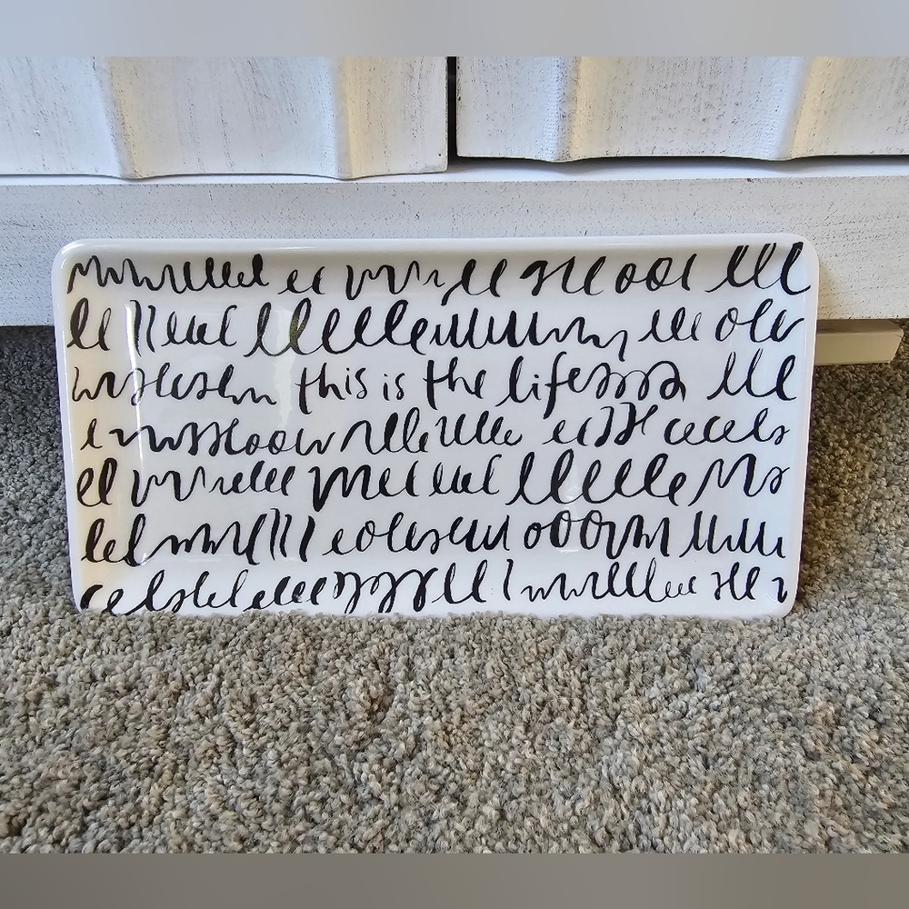 Kate Spade Deco Dot Jewelry Tray